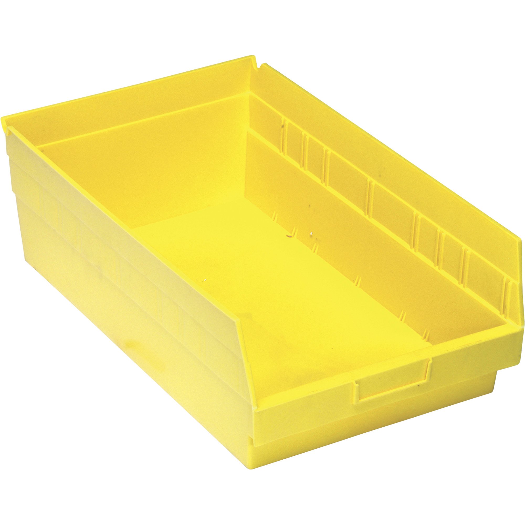 Quantum Storage Store-More 6in. Shelf Bins — 17 7/8in.L x 11 1/8in.W x 6in.H Size, Carton of 8